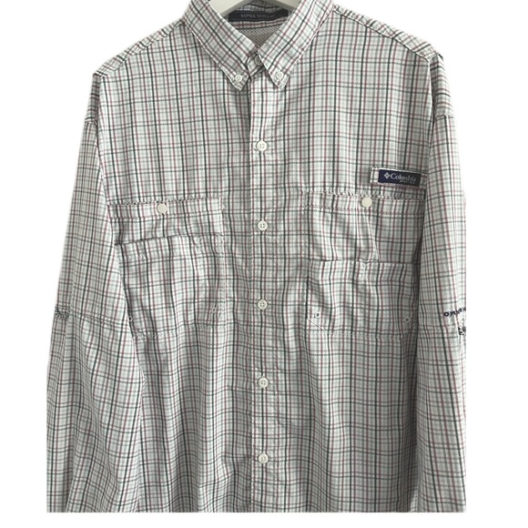 Columbia Super Tamiami PFG Omni Shade outdoor sports shirt, size XL. SPF 40 VGUC - Picture 8 of 16